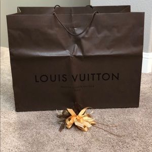 Louis Vuitton huge gift bag and ribbon